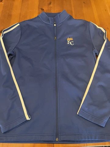Genuine Merchandise MLB Kansas City Royals Mens Size Medium Full Zip Jacket Cover