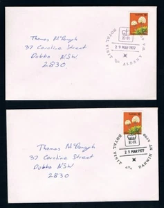 1977 • ROYAL VISIT Commemorative Cancels • ALBANY, WA & DARWIN, NT (2) - Bild 1 von 1