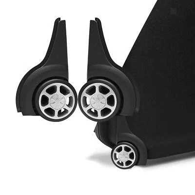 2Pcs Luggage Wheel Replacement Shopping Carts Suitcase Wheels Swivel Casters