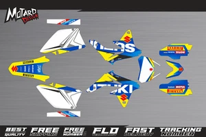 Suzuki Graphics Kit RMX 450Z 2010 2011 2012 2014 2015 2016 2017 2018 2019 2020 - Picture 1 of 2