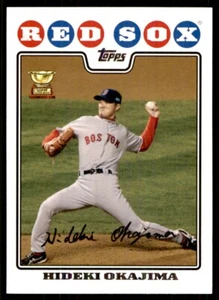 2008 Topps Boston Red Sox Hideki Okajima Boston Red Sox #BOS13 - Picture 1 of 2