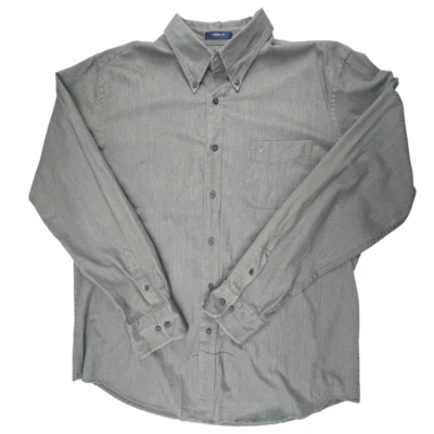 Camisa Dockers Abotonada Para Hombres XLT Verde Neutro Informal Manga Larga Versátil Top Foto 1 de 4