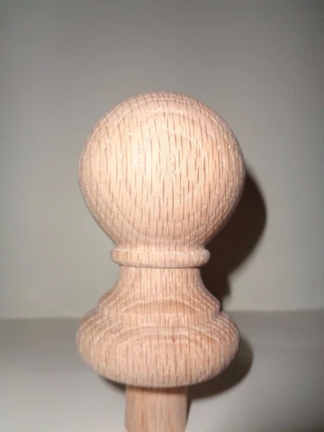 WOOD FINIAL UNFINISHED FOR NEWEL POST FINIAL OR CAP  Finial #38 Cover