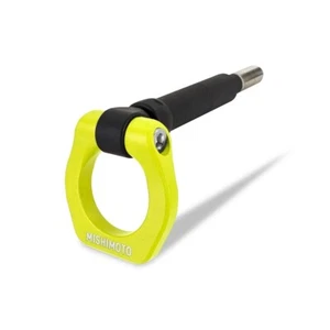 FOR 2013-2020 SUBARU BRZ SCION FRS 86 MISHIMOTO FRONT TUG TOW HOOK NEON YELLOW - Picture 1 of 2