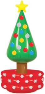 Beistle 20020 Inflatable Christmas Tree Cooler, 26" x 4' 8", Multicolored - Picture 1 of 3