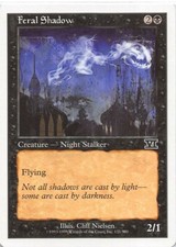 Feral Shadow *Common* Magic MtG x1 Sixth 6th Edition SP
