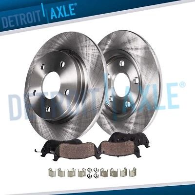 Kit de rotores de freno de disco trasero y pastillas de freno de cerámica para Toyota Corolla 2019-2024 Foto 1 de 4