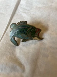 Spilla pesce basso vintage - Foto 1 di 3