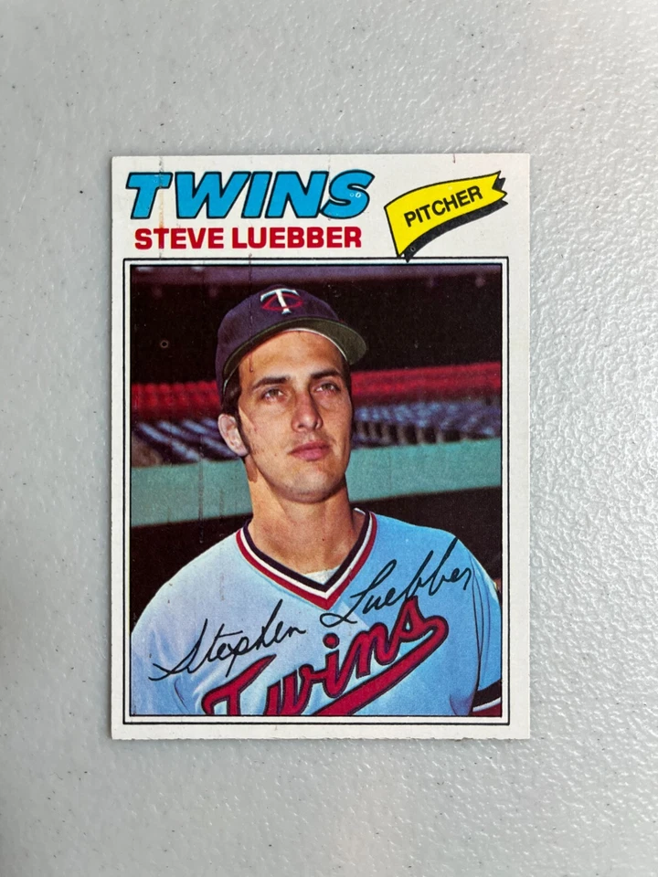 1977 Topps Steve Luebber # 457 set break Nrmt - Image 1 of 1