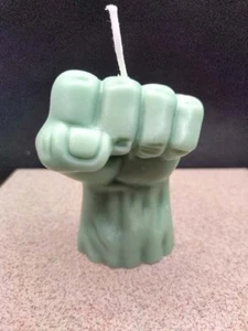 Marvel Incredible Hulk Fist Birthday Candle Cake Topper 3.5 Inch Tall - Picture 1 of 4