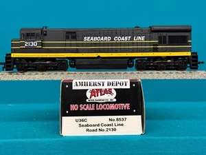 8537 Atlas U36C Seaboard Coast Line HO Engine DCC Ready SCL New - Picture 1 of 1