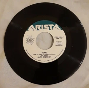 ALAN JACKSON - Home / I'll Try 7" Vinyl 45 RPM Arista 1995 US EX Country - Picture 1 of 4