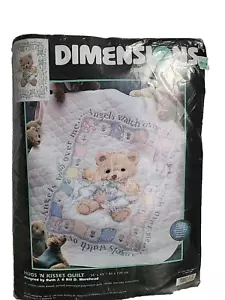 1999 Dimensions Kit 3186 Hugs `n Kisses Baby Quilt Cross Stitch NOS - Picture 1 of 7