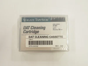 Seagate Tape Stor Model: 91301 4mm 5m/16ft DAT Cleaning Cartridge - Afbeelding 1 van 2