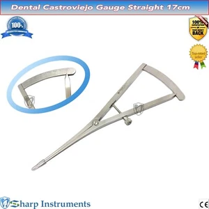 Dental Castroviejo Caliper 17cm x 40mm Ophthalmology Measuring Instruments Long - Picture 1 of 1