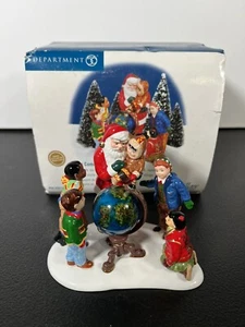 Dept 56 Original Snow Village Christmas Santa Comes to Town 55015 NEW - Bild 1 von 11