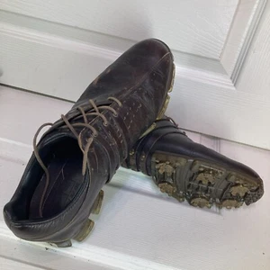 Adidas Tour 360 LTD Golf Shoes Men’s Size 11 Brown Leather Soft Spike Lace Up 3D - Bild 1 von 12