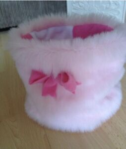 CHIHUAHUA DOG PET BED LUXURY PINK FAUX FUR PUPPY POCKET SNUGGLE SACK UK HANDMADE