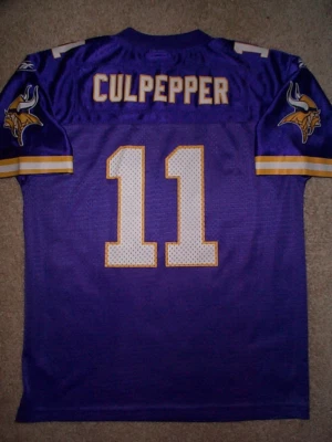*IRREGULAR* Camiseta deportiva de los Minnesota Vikings DAUNTE CULPEPPER de la NFL para jóvenes niños (xl) Foto 1 de 4