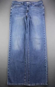 Pantalones de mezclilla para hombre Sonoma relajados elásticos lavado medio 5 bolsillos talla 34x32 (MSR 35x32) - Imagen 1 de 7