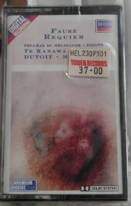 Faure - Requiem Te Kanawa Dutoit Decca Holland Cassette Tape Still Sealed!!! - Picture 1 of 2