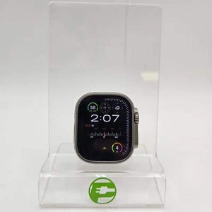 Unlocked Apple Watch Ultra 49MM Natural Titanium A2622 Face ONLY - Picture 1 of 8
