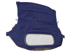 Fits: Porsche Boxster 1997-02 986 Soft Top w/DOT GLASS Window BLUE Haartz Canvas - Picture 1 of 5