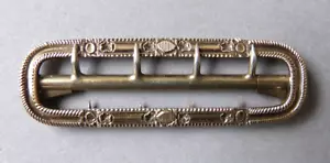 Boucle de ceinture en vermeil argent massif 19e siècle silver buckle - Picture 1 of 4