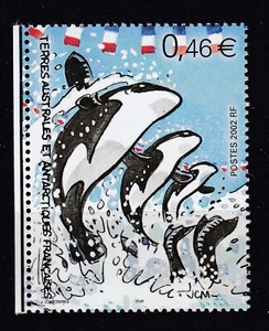 TAAF 2002 Marine Fauna Dolphins Mi 490 MNH(**) - Picture 1 of 1