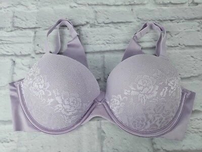 Sujetador para mujer Secret Treasures talla 38C con aros lila espalda adelgazante correa encaje Foto 1 de 4