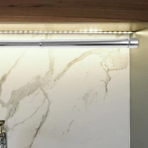 Retractable Clothes Drying Pole Closet Rod Stainless Steel Rod Adjustable - Picture 1 of 12