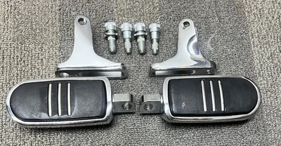 Harley Davidson Road Glide Chrome Streamliner Footpegs Multi Fit Hardware - Image 1 of 4