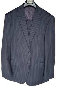 Mens M&S Autograph By Timothy Everest Luxury Pinstripes Navy Suits 42M W36 L31 - Picture 1 of 17
