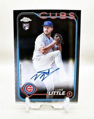2024 Topps Chrome Baseball Rookie Autographs #RA-LL   LUKE LITTLE - Image 1 of 2
