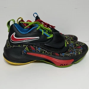 Nike Zoom Freak 3 UNO Black Multicolor DC9363-007 Men’s 8.5 Giannis Basketball - Picture 1 of 10