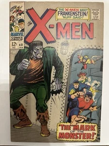 X-Men #40 1st App Frankenstein 1968 Higher Grade Copy - Picture 1 of 14