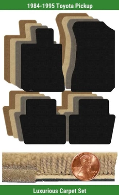 Juego de alfombrillas Lloyd Custom Luxe para camioneta Toyota 1984-1995 (4 piezas) #10JR Foto 1 de 4