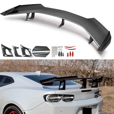 Carbon Fiber Rear Wing Trunk Spoiler For Chevy Camaro ZL1 1LE Style 2016-2024 - Image 1 of 4