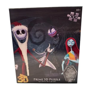 Disney Pesadilla antes de Navidad Holograma 3D 500 Piezas Puzzle, 24x18 pulgadas, Nuevo - Imagen 1 de 3