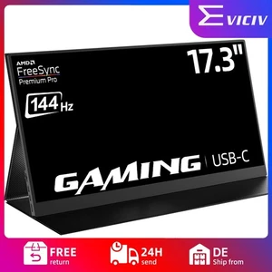 Przenośny monitor EVICIV 144Hz, 17,3-calowy przenośny mobilny ekran IPS 1080P - Zdjęcie 1 z 16