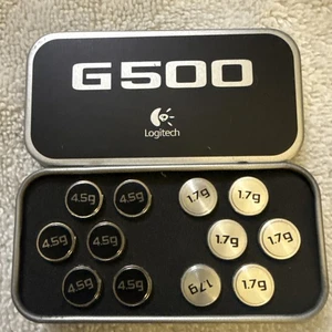 LOGITECH G500s Gaming Mouse Set of Weights with Tin Case - Picture 1 of 1