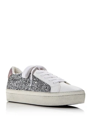 AQUA Womens Blush White Snake Print Play Toe Platform Athletic Sneakers 9 M - Image 1 of 4