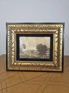 FRANCESCO ZUCCARELLI (1702-1788 FLORENCE) Wooded Landscape Framed Lithograph 4x5 - Picture 1 of 20