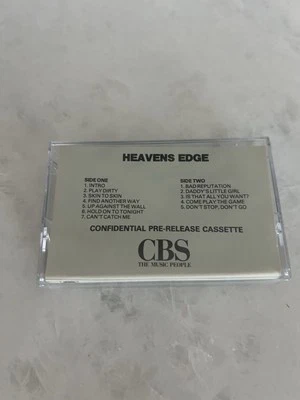 HEAVENS EDGE - SELF-TITLED /Cassette / 1990 Metal Glam /Promo Pre-Release - Image 1 of 2