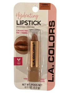 L.A. COLORS Hydrating LIPSTICK C68662 PERFECTIONIST Brown Creamy w/ Aloe Vera - Picture 1 of 1