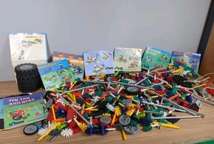 Bundle of K’nex 3kg Including wheels Instruction Manuals Vehicles Knex Pieces - Picture 1 of 8