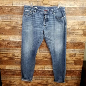Jean Brunello Cucinelli Selvedge taille 58 US taille 40 coupe traditionnelle - Photo 1/13