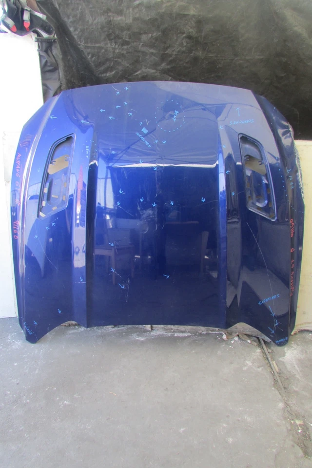 Ford Mustang GT 2015-2016-2017 ¡Capó delantero OEM AZUL!!SOLO RECOGIDA LOCAL!!! Foto 1 de 4
