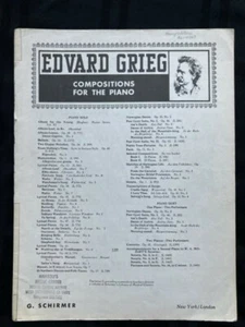 Edvard Grieg "Hochzeitstag auf Troldhaugen" für das Klavier. - Bild 1 von 2