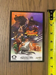 CAPCOM Promo - STREET FIGHTER The Comic Series POSTCARD - Werbekarte - Bild 1 von 2